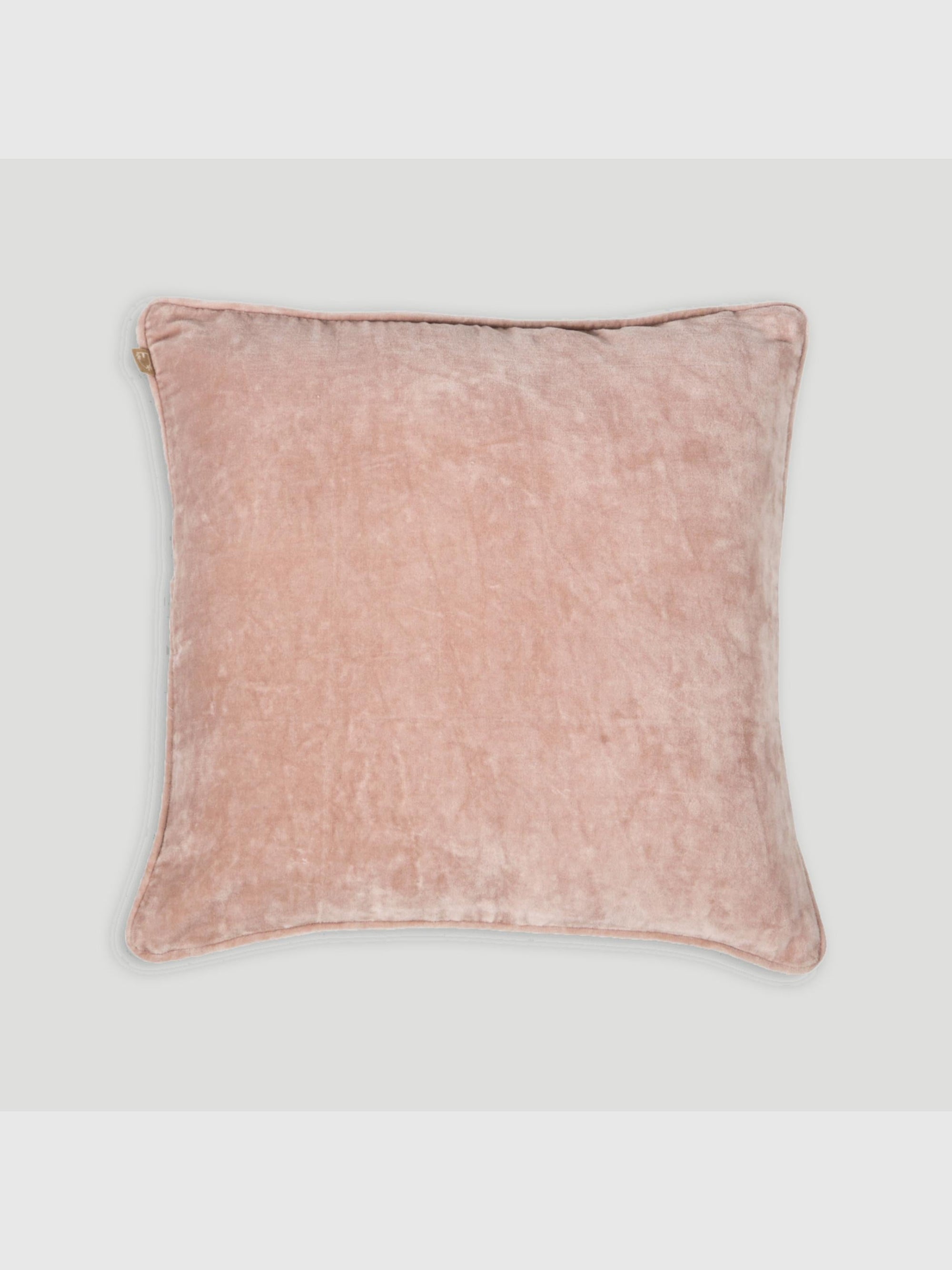 Soft Pink Velvet Cushion Cover