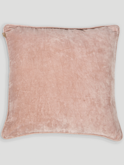 Soft Pink Velvet Cushion Cover