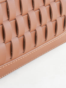 Soiree Leather Basket - Brown