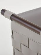 Soiree Leather Basket - Grey
