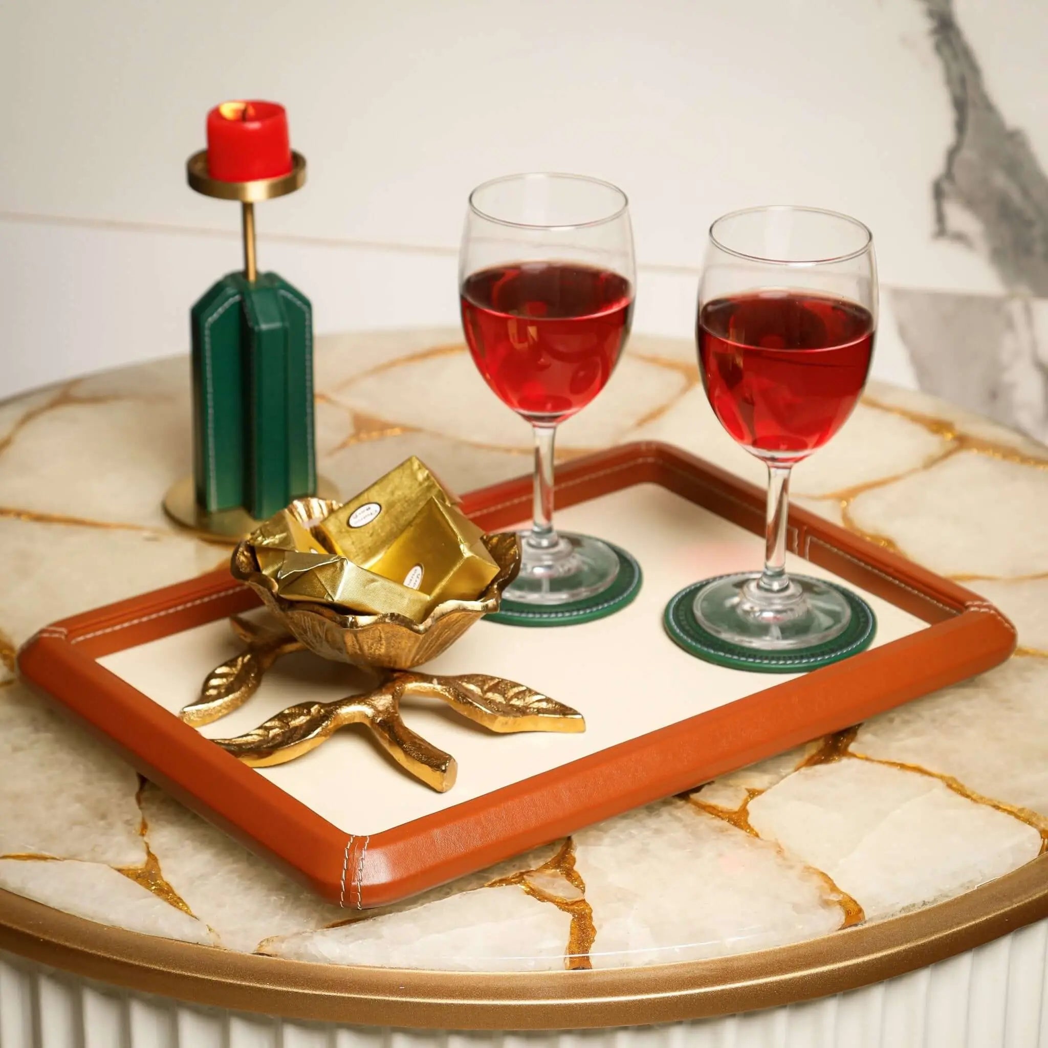 Sorrel Leather Multipurpose Tray - Product Image 