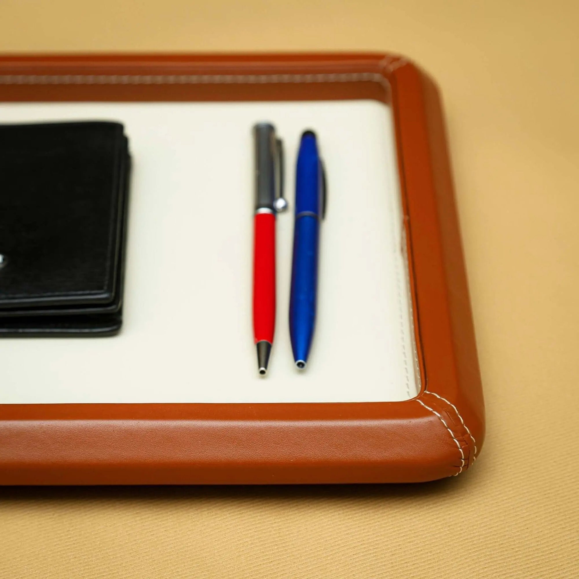 Sorrel Leather Multipurpose Tray - Sepia Homes