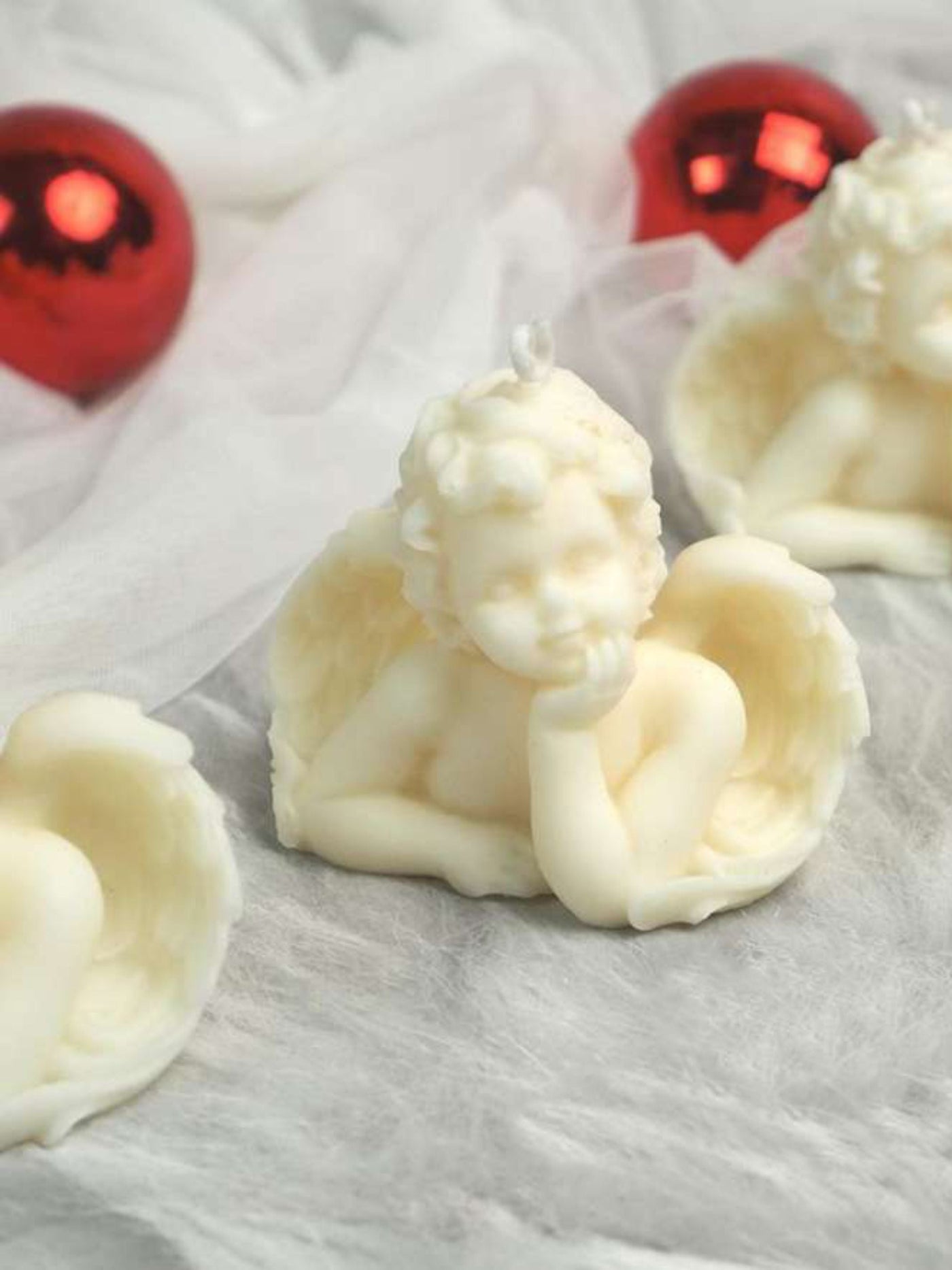 Soy Scented Angel Candle Set of 2