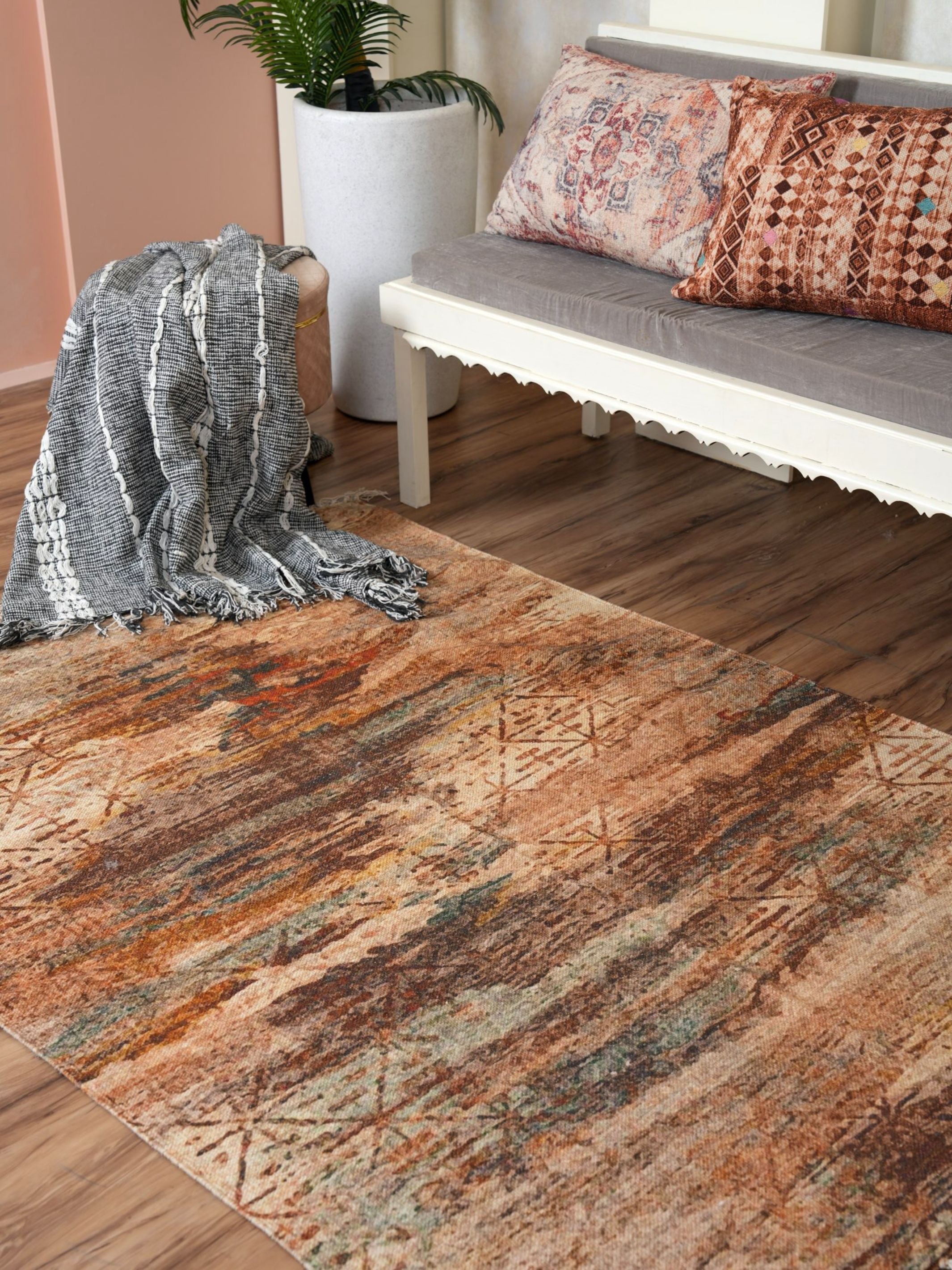 Printed Handloom Rug - Spectrum