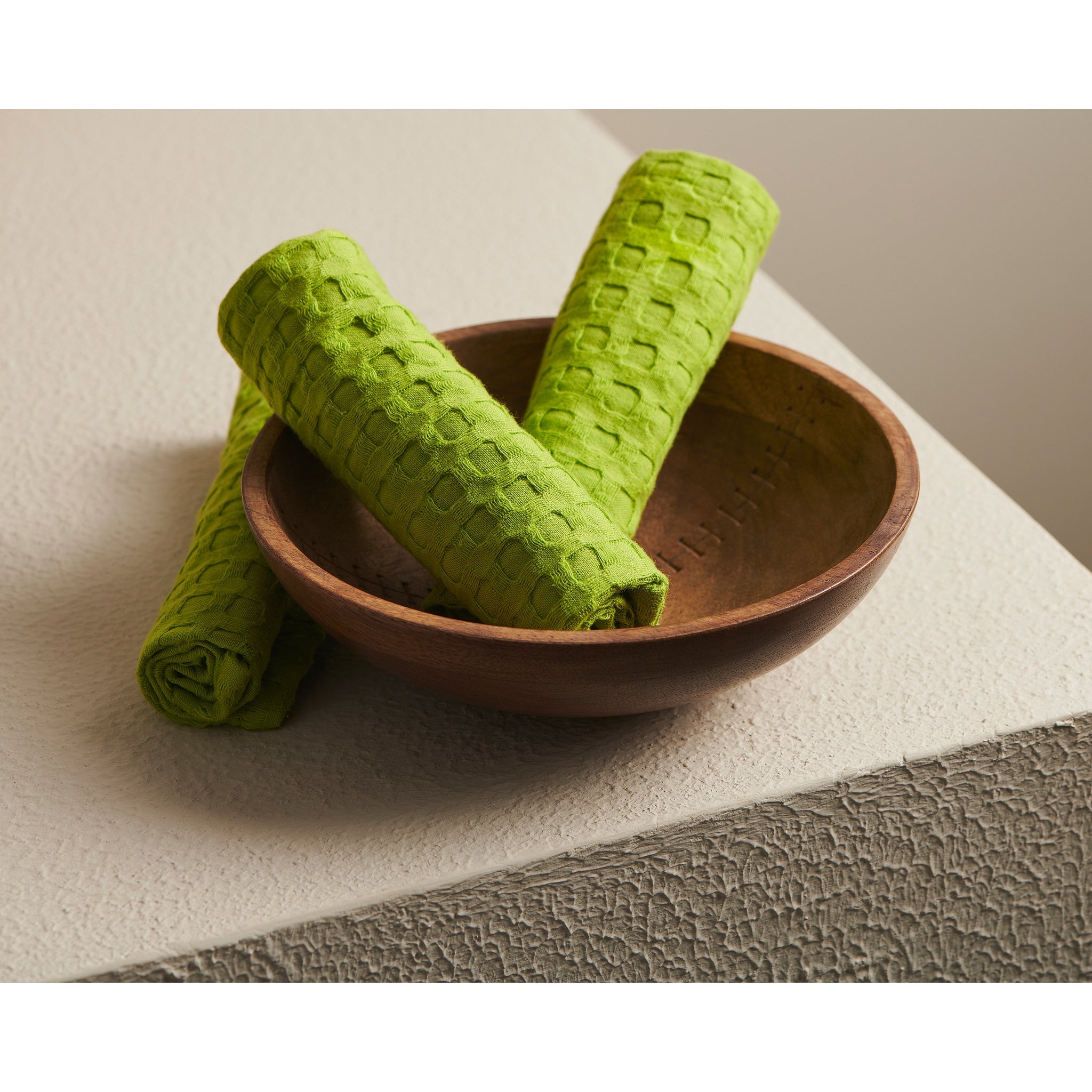 Spring | Cotton | Waffle | Face Towels - Set of 2 - Product Image 