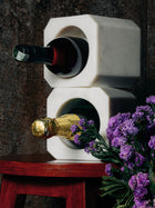 Square Marble Wine Bottle Holder