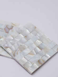 Square Coaster - Mother of Pearl