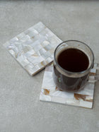 Square Coaster - Mother of Pearl
