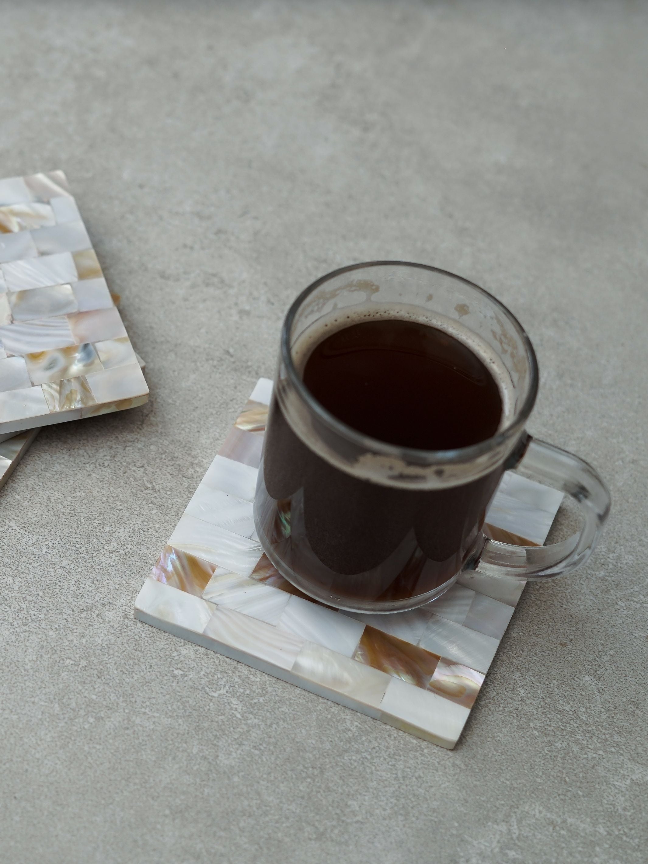 Square Coaster - Mother of Pearl
