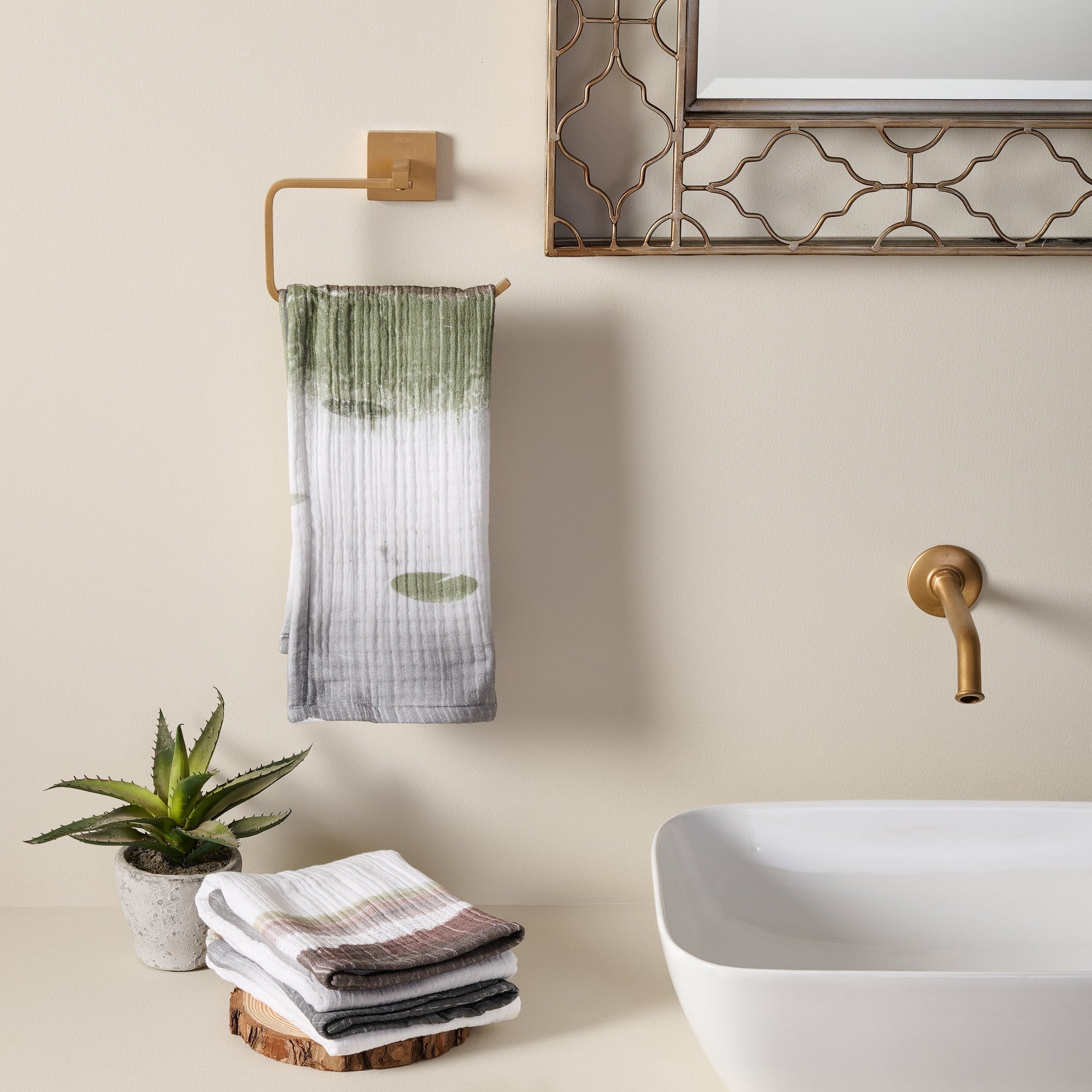 Savanna Rain | Cotton Gauze | Hand Towel