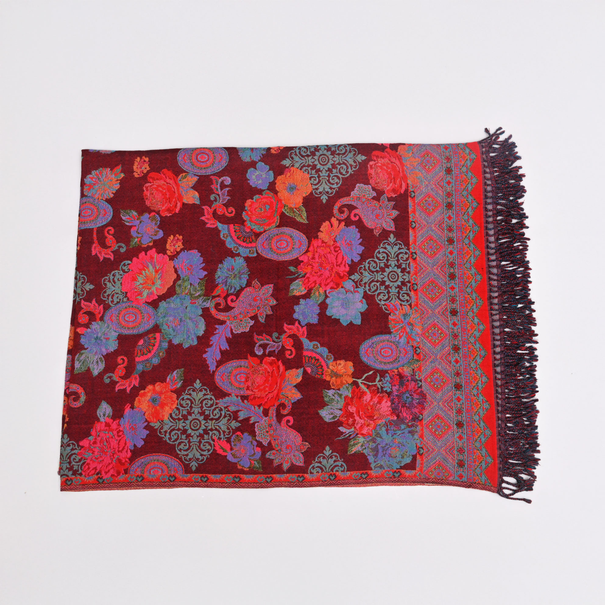 Fine Throws Throws | Crimson Royale Fine Wool Throw