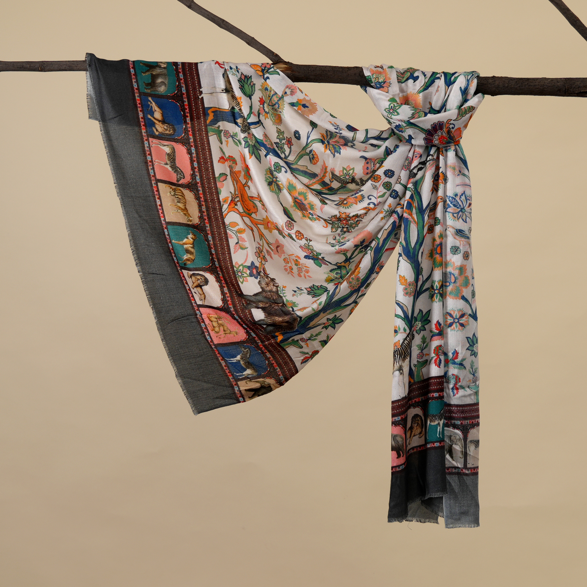 Tales Of The Wild Bamboo Modal Stole