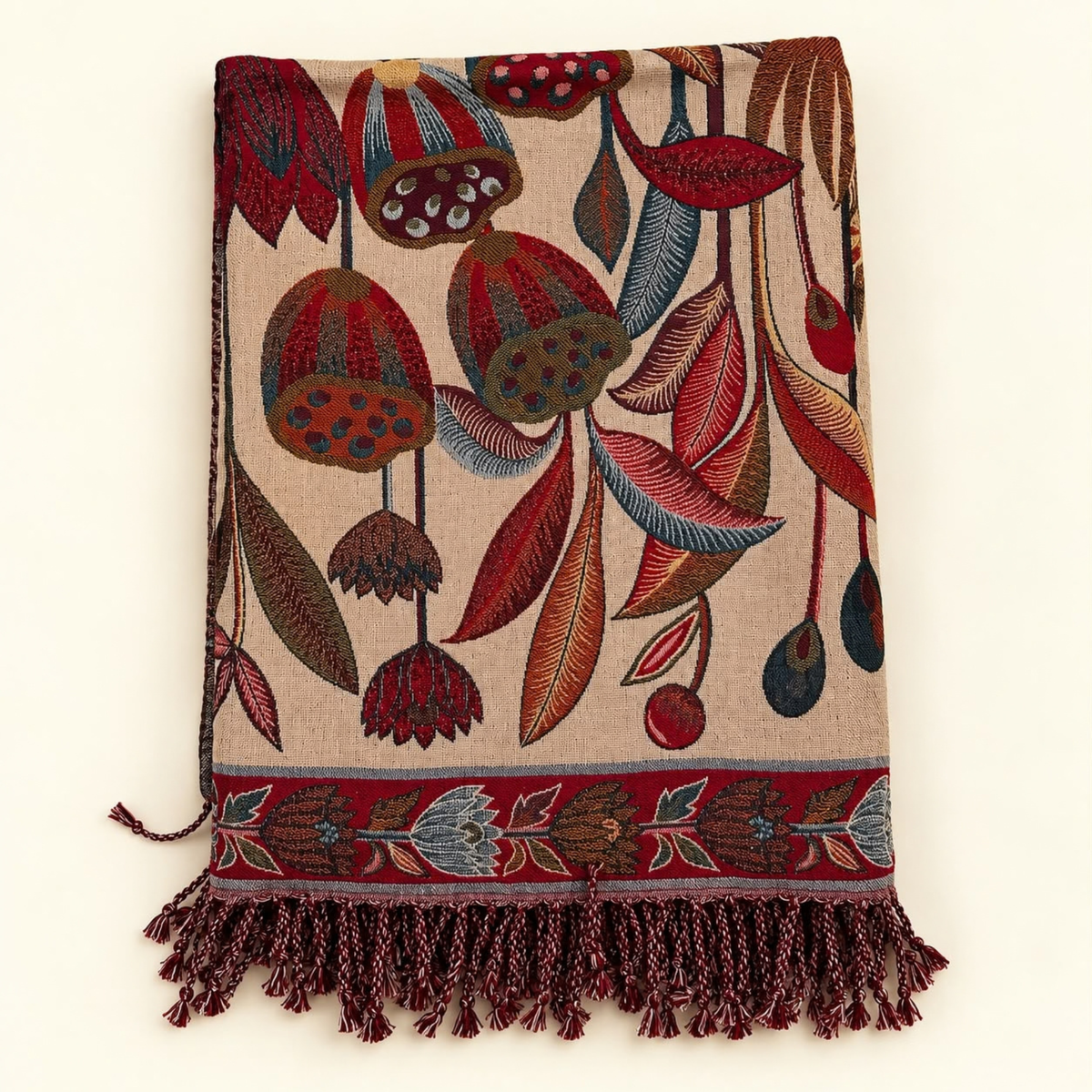 Whispering Blooms Throw