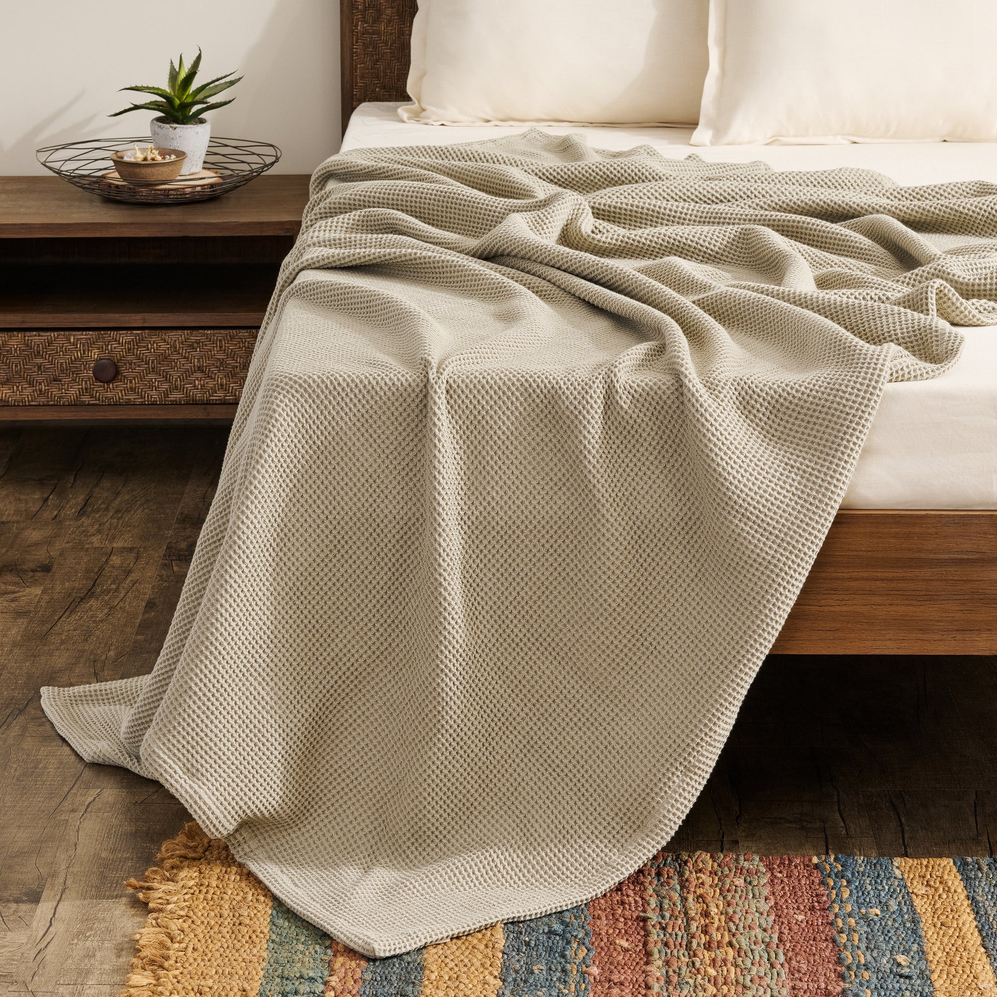 Soft Smock | Cotton  | Waffle | Blanket