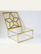 Star Antique Glass Jewelry Box
