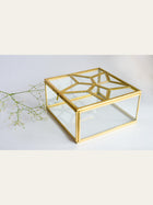 Star Antique Glass Jewelry Box