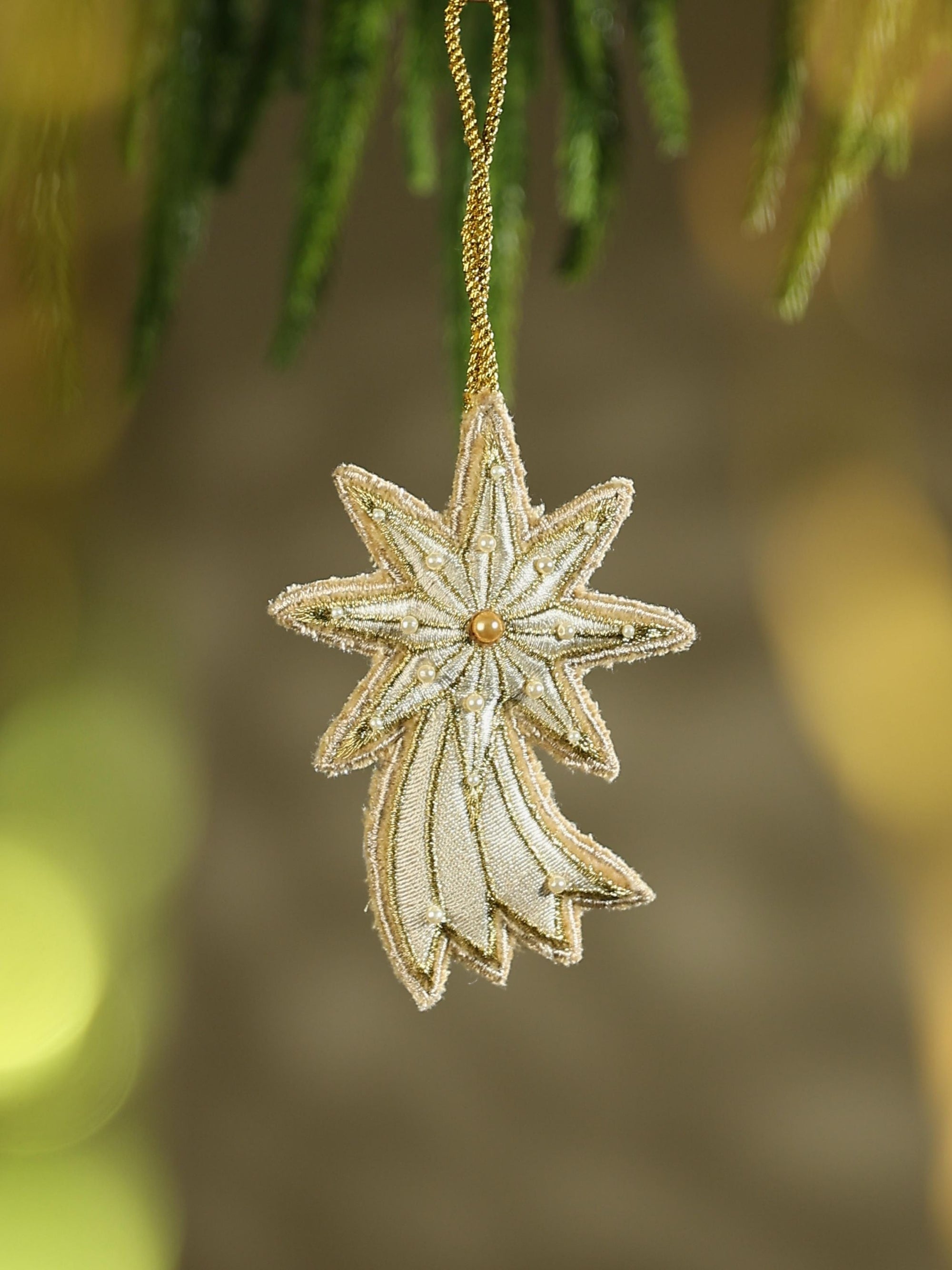 Star Fabric Christmas Ornaments