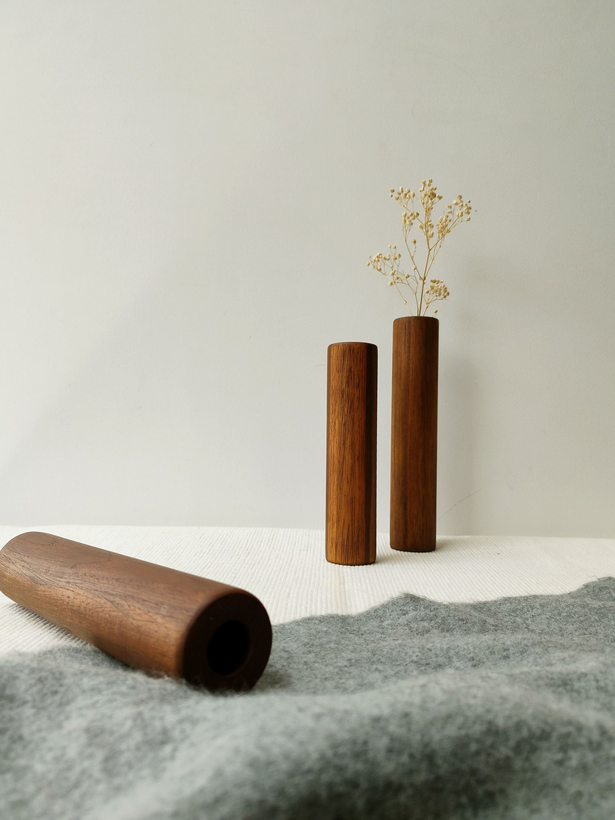 Wooden Stem Vase