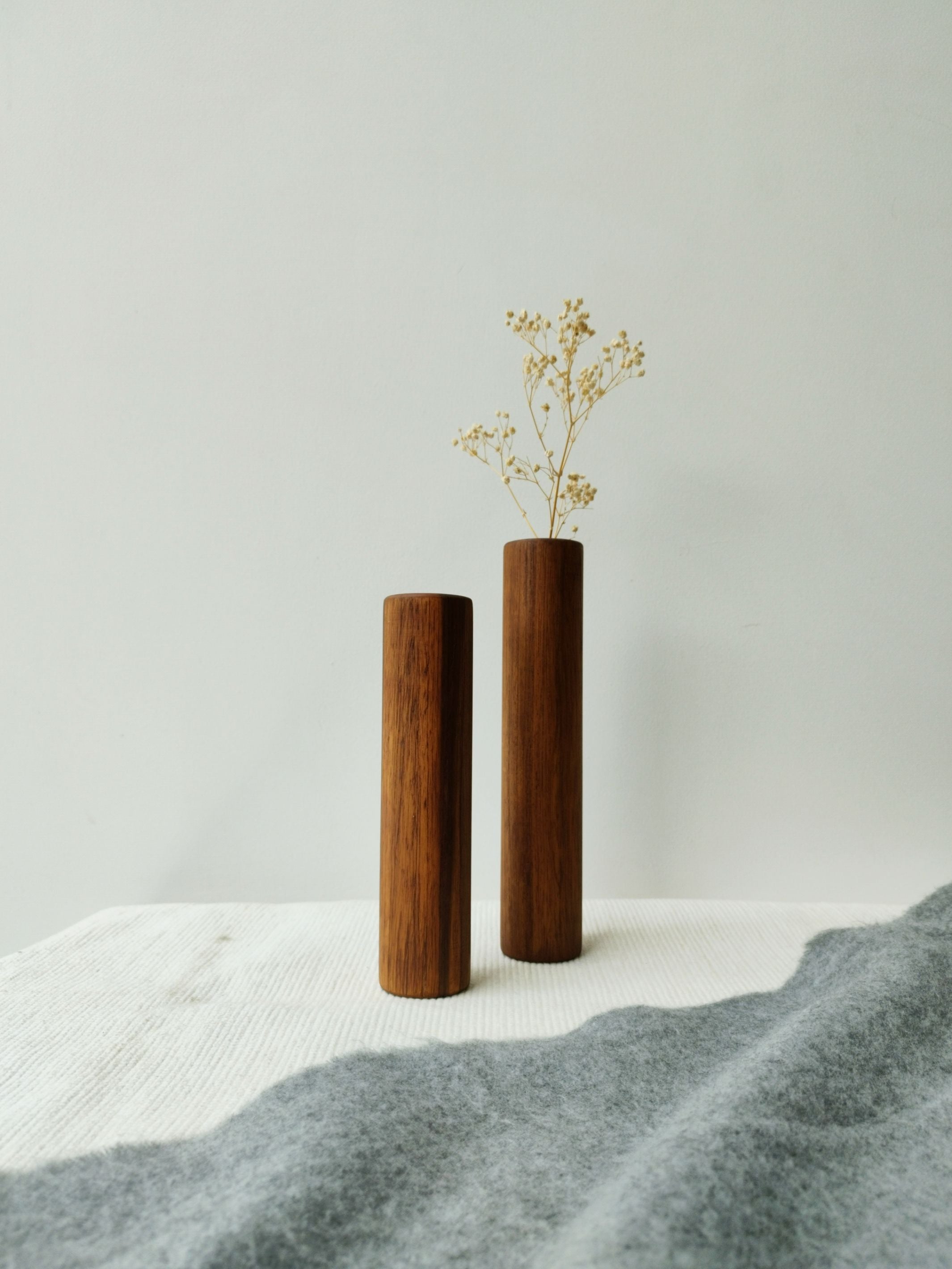 Wooden Stem Vase