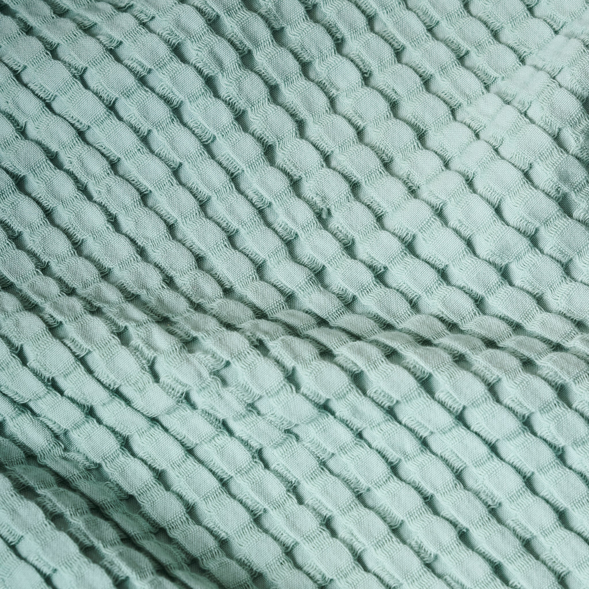 Stone Blue | Cotton | Waffle | Face Towels - Set of 2