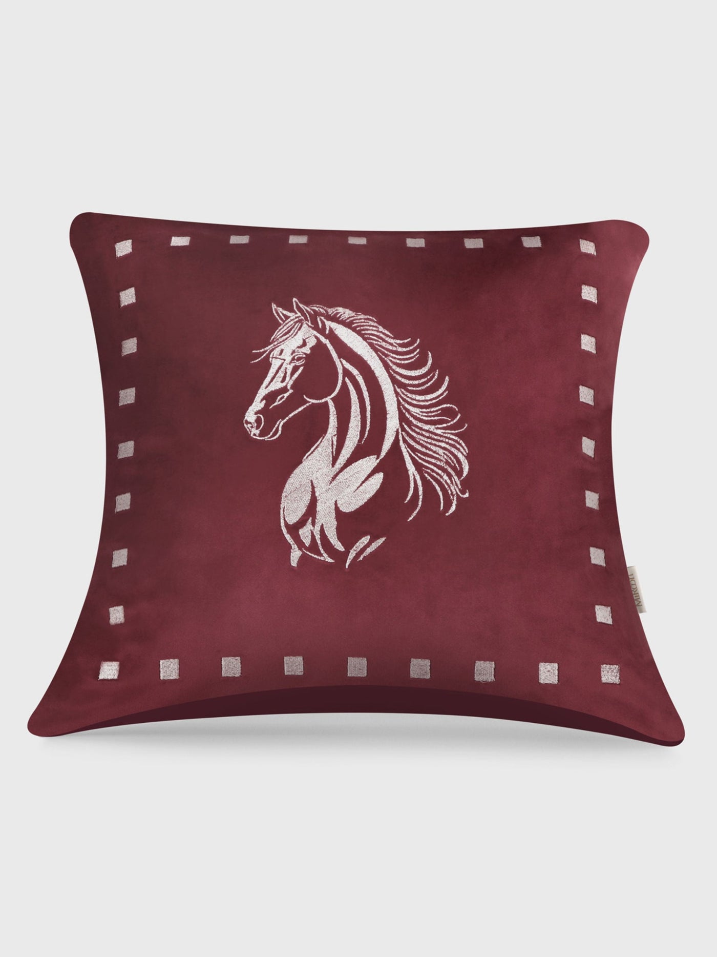 Sultan Ruby Velvet Cushion