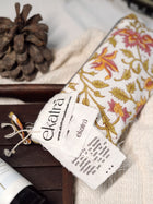 Sustainable Cotton Travel Organizer - Pink Floral Small Pouch