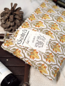 Sustainable Cotton Travel Organizer - Yellow
