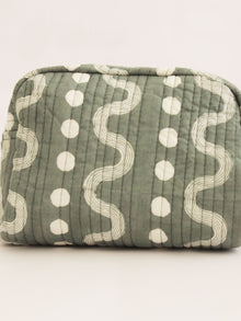 Cotton Travel Organizer Kit - Sustainable Quilted Set of 3