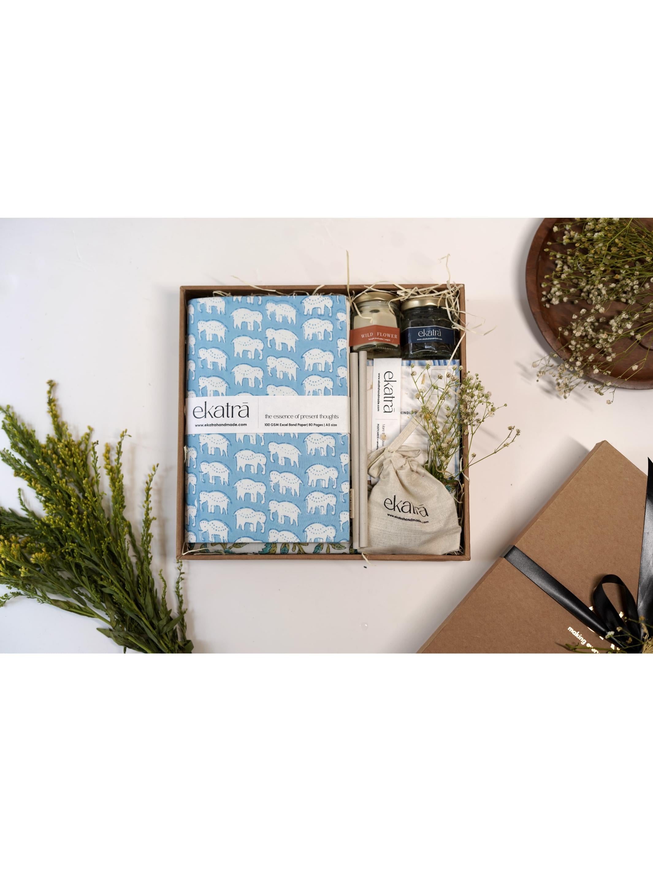 Sustainable Thoughtful Hamper - Elephant Motif