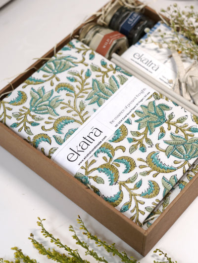 Sustainable Thoughtful Hamper - Green Leafy Floral
