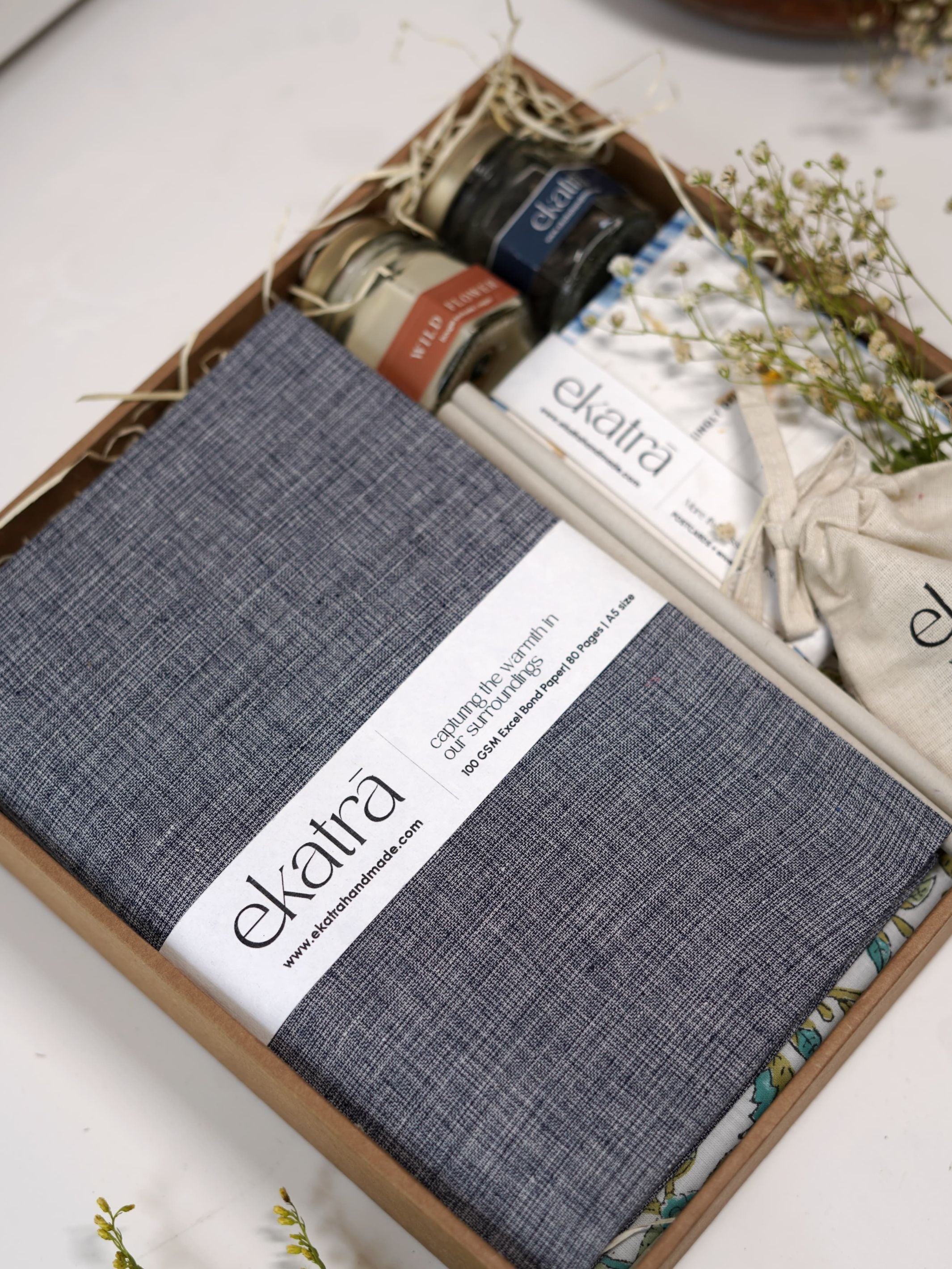 Sustainable Thoughtful Hamper - Solid Grey