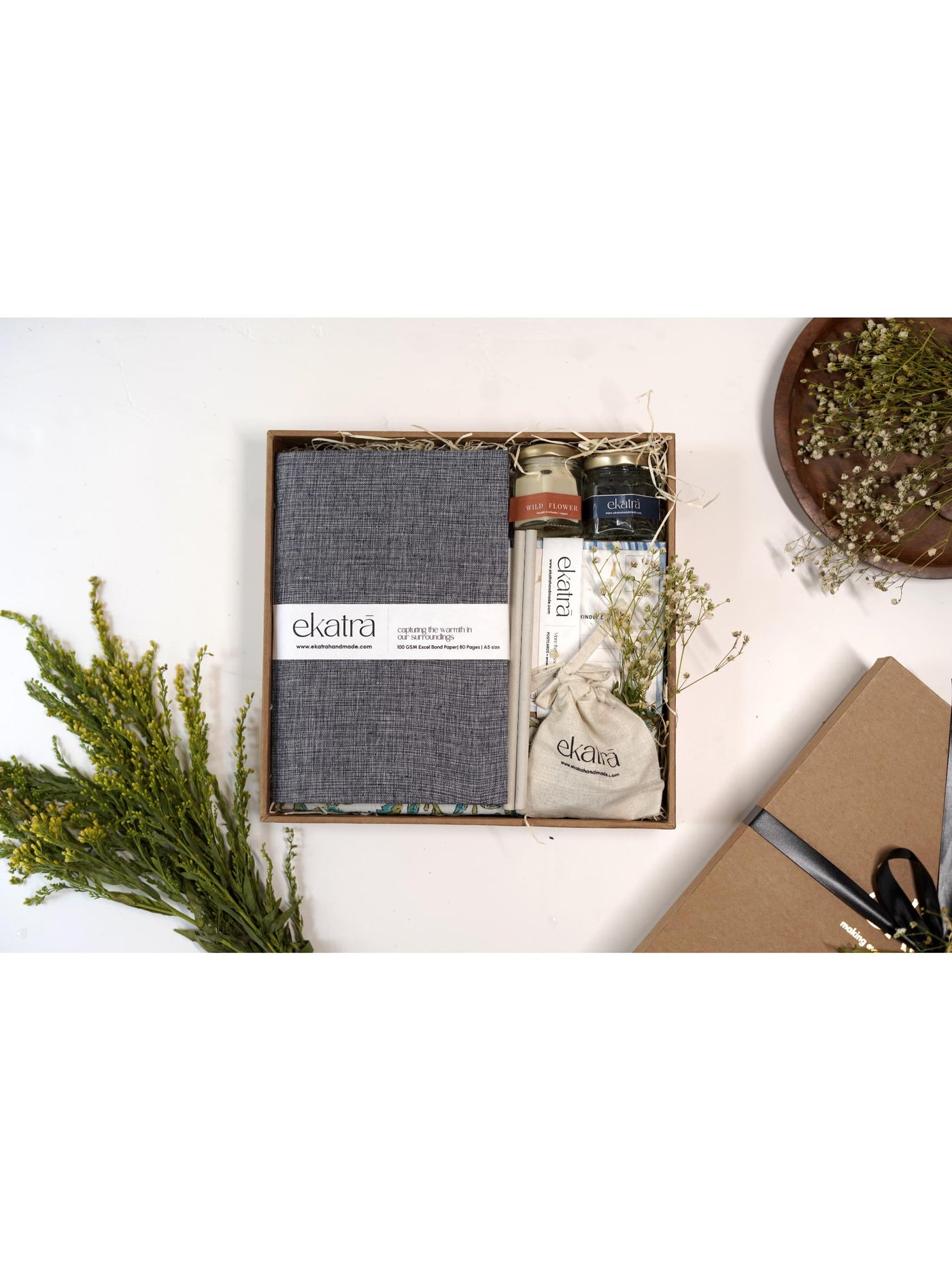 Sustainable Thoughtful Hamper - Solid Grey