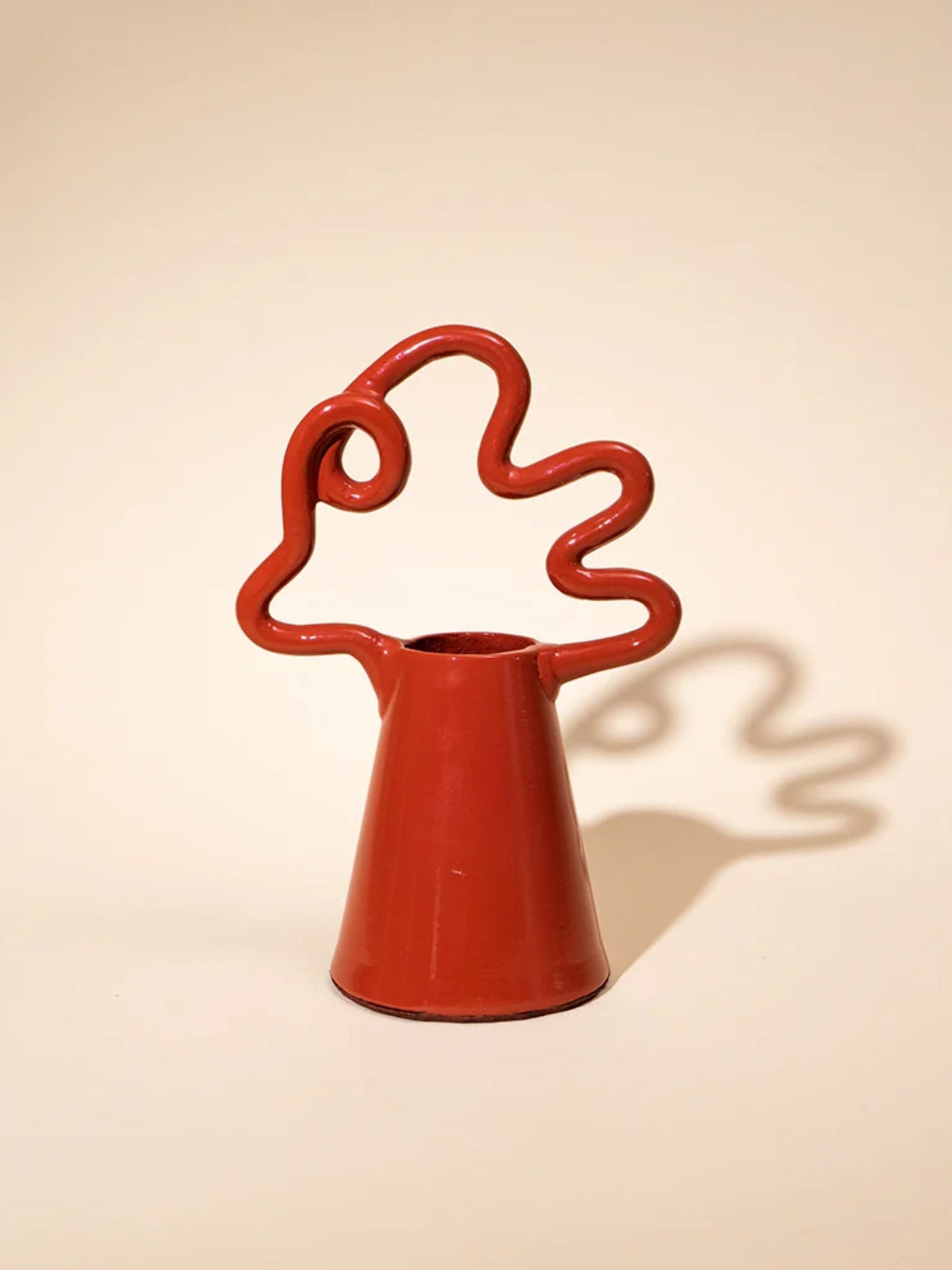Metal Vase - Swirl