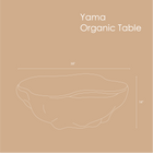 Yama Organic Table - White