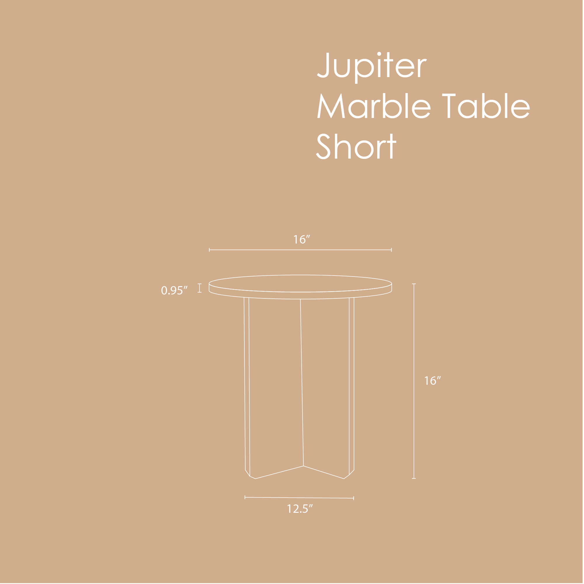Jupiter Marble Table