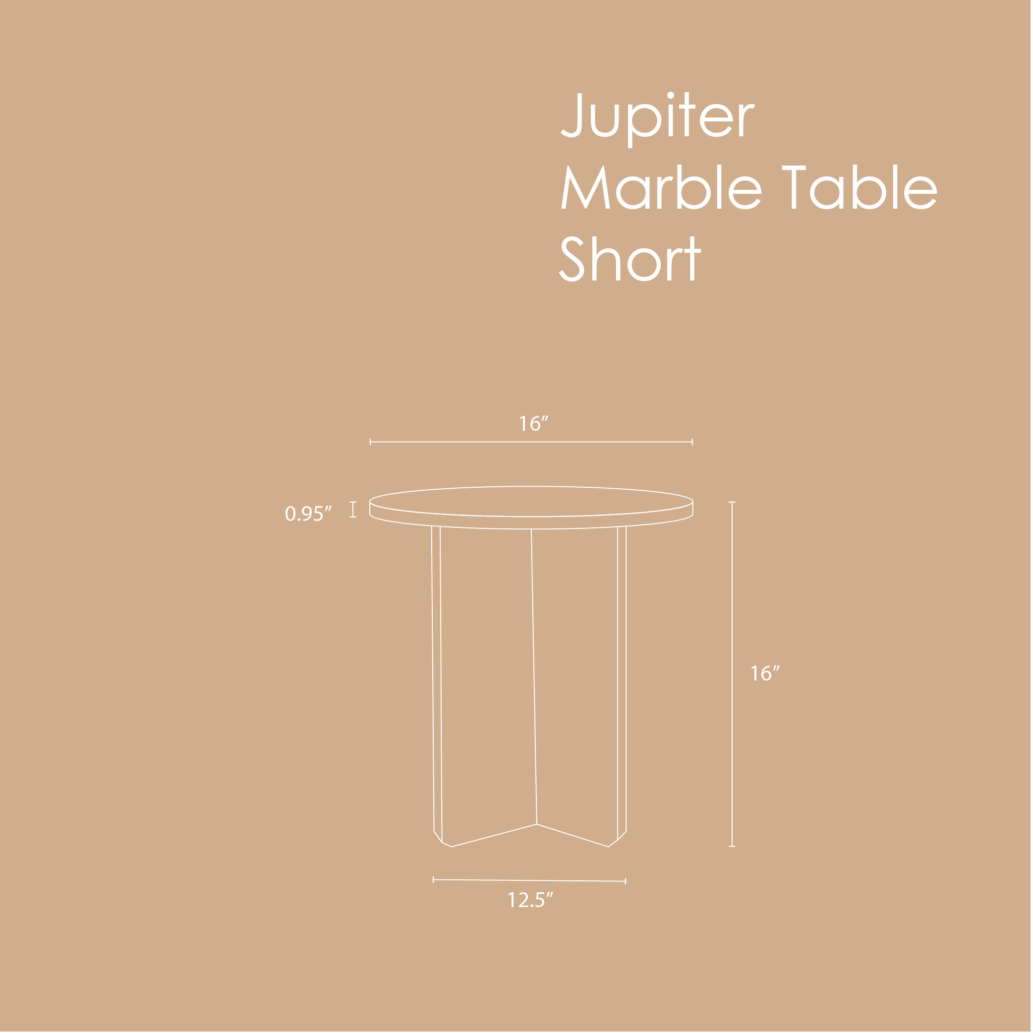Jupiter Marble Table