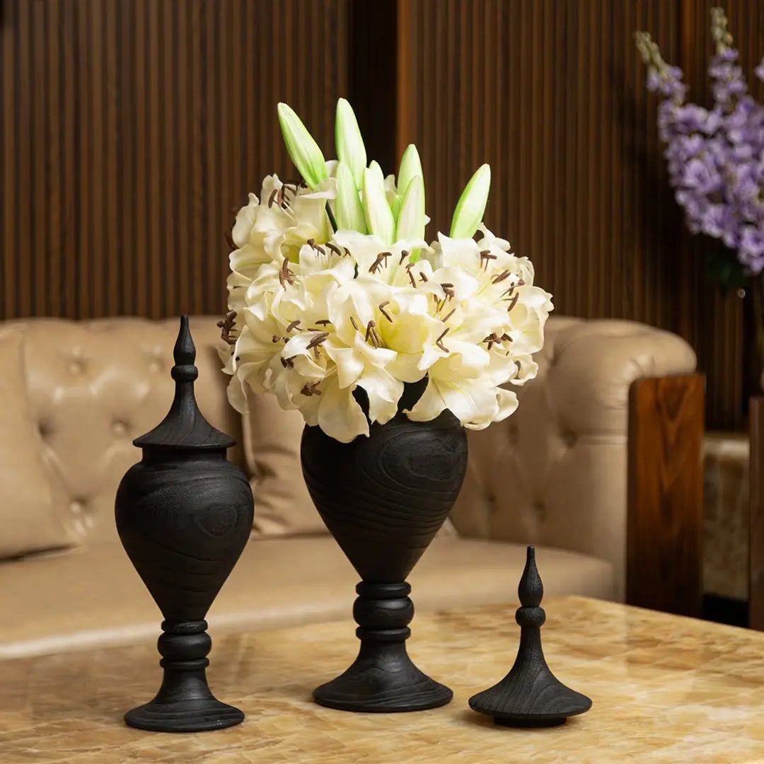 Buckingham Vase With Lid - Tall