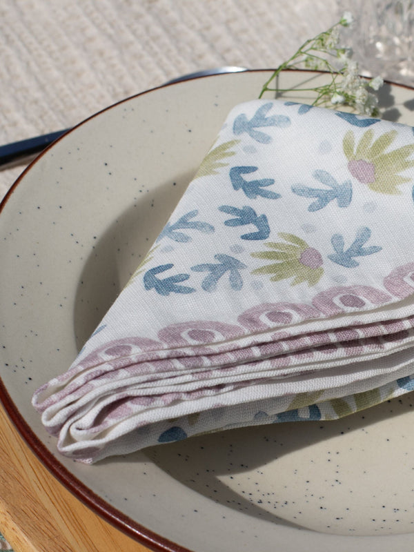 Set Of 2 - Khwaab Splash Cotton Napkin