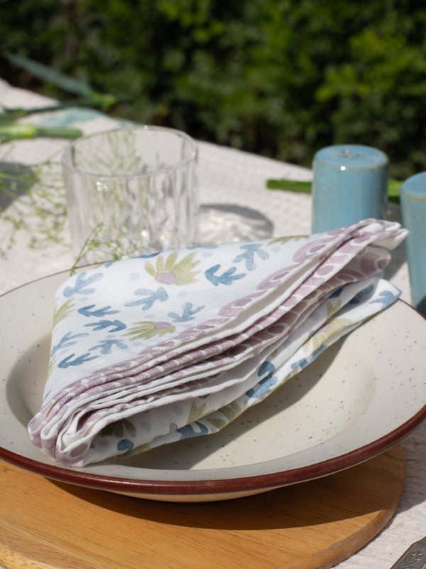 Set Of 2 - Khwaab Splash Cotton Napkin