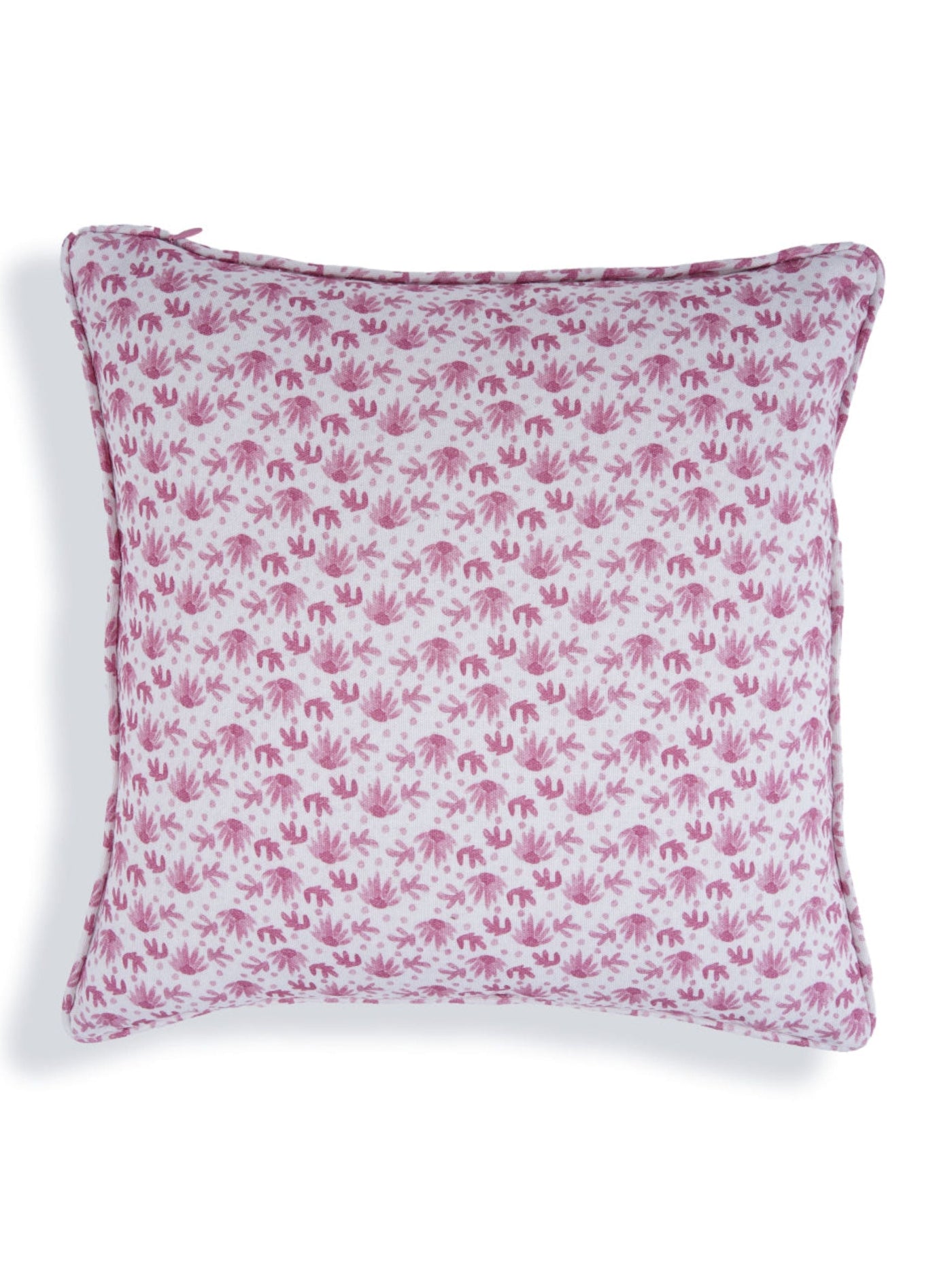 Khwaab Yellow Garden Grid Cushion Cover