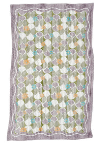 Mosiac Purple Hand Towel | Set Of 2