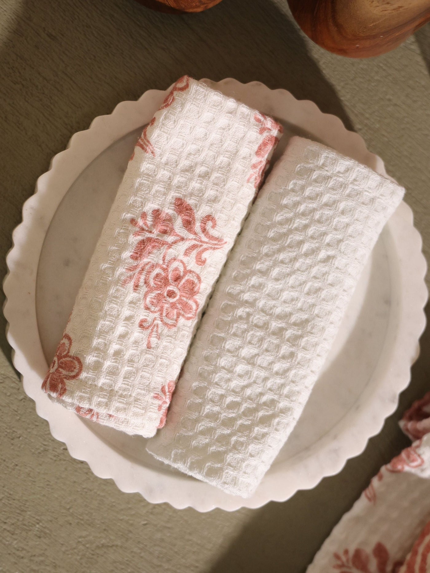 Ayna Pink Face Towel | Set Of 2