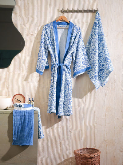 Nyssa Blue Face Towel | Set Of 2