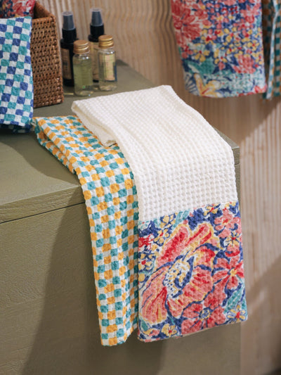 Nature Nectar Blue Hand Towel | Set Of 2
