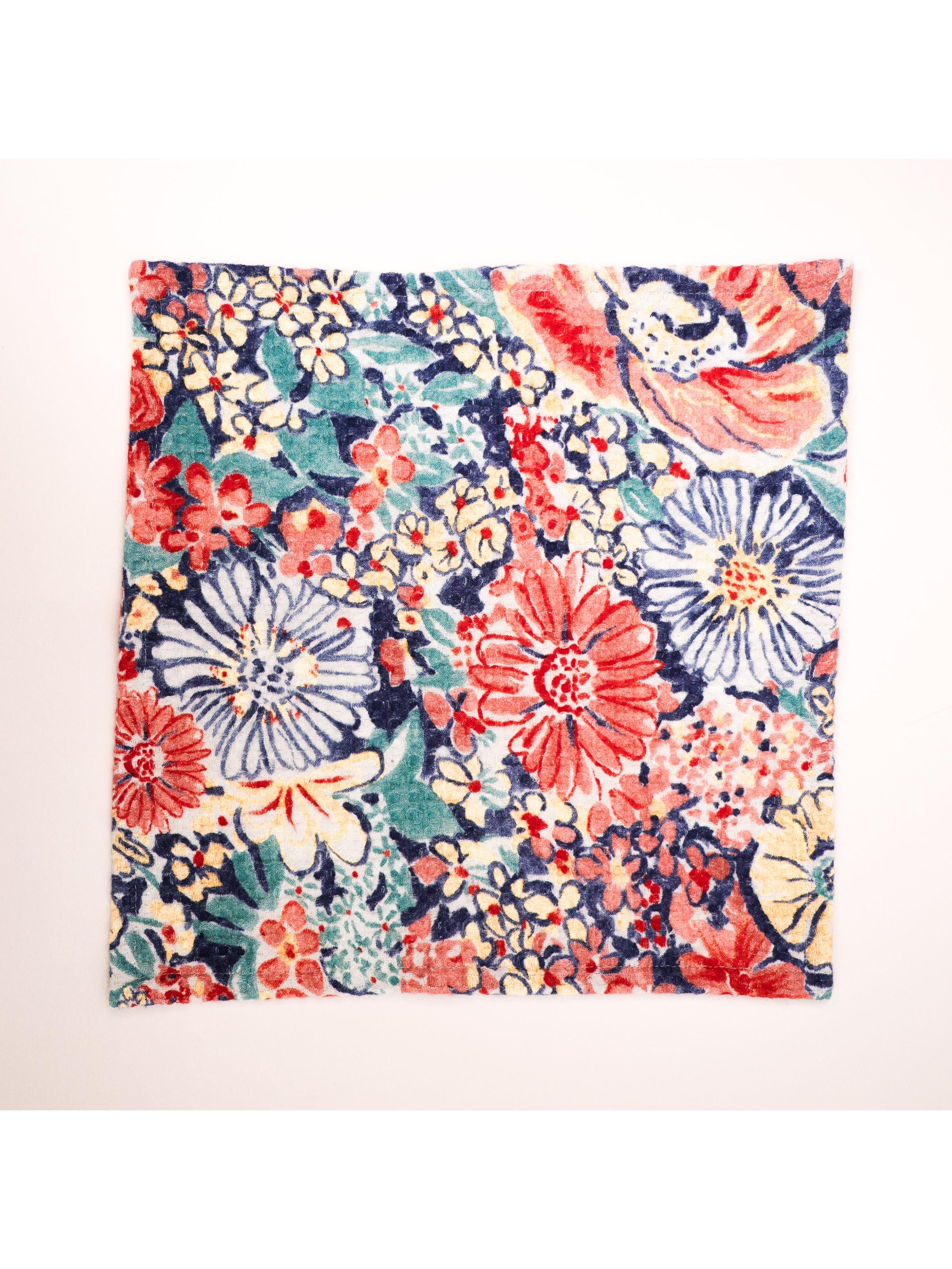 Nature Nectar Blue Face Towel | Set Of 2