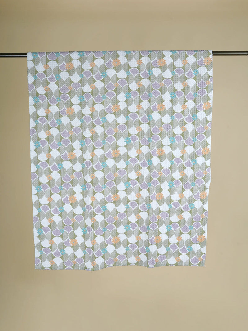 Mosiac Purple Bath Towel