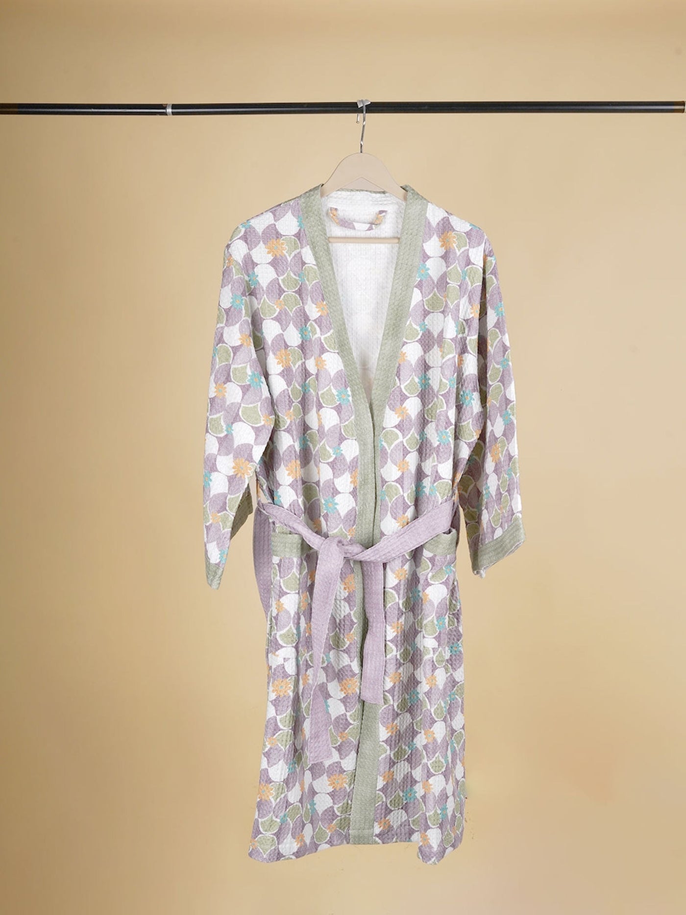 Mosiac Purple Bathrobe
