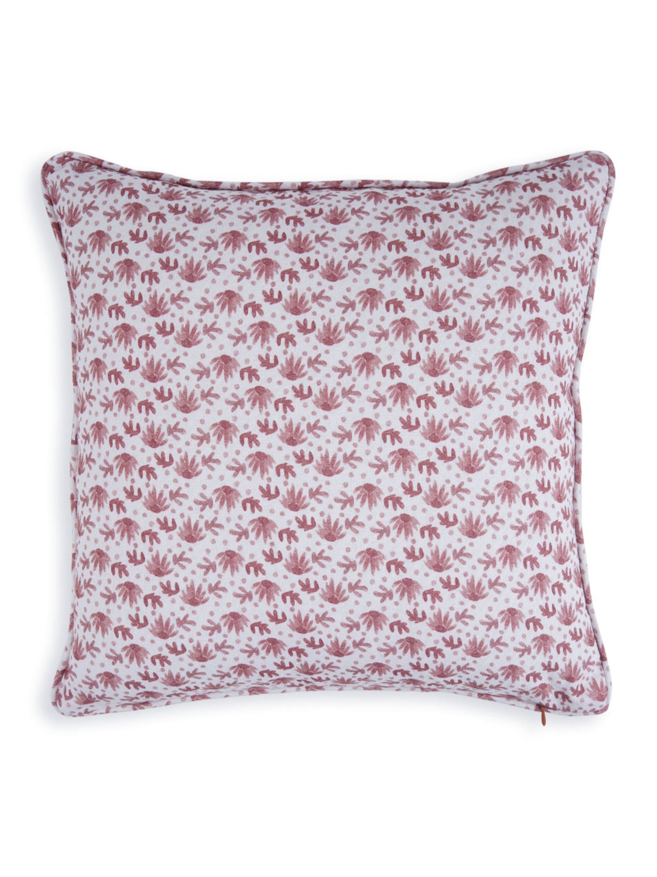 Khwaab Green Embroidered Cushion Cover 16"x 16" ( 40cm x 40cm)