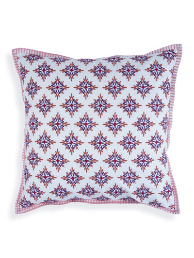 Mica Prism Terracotta Embroidered Cushion Cover