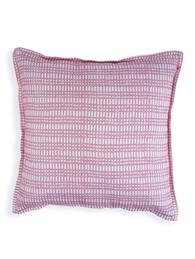 Mica Prism Terracotta Embroidered Cushion Cover